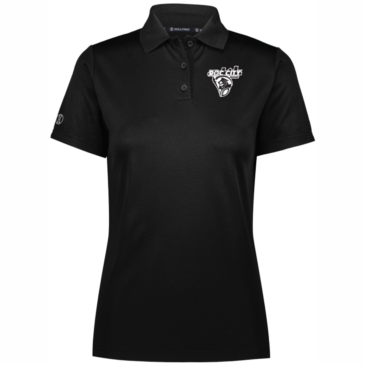 Roc City Reapers Rugby Performance Polo, Black