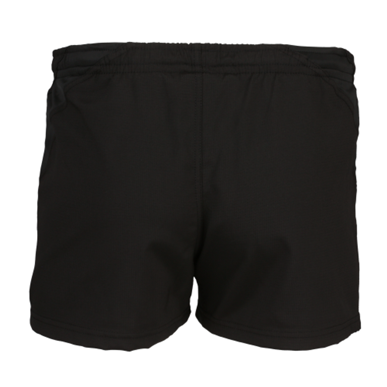 SRS Ladies-Cut Performance Rugby Shorts, Black