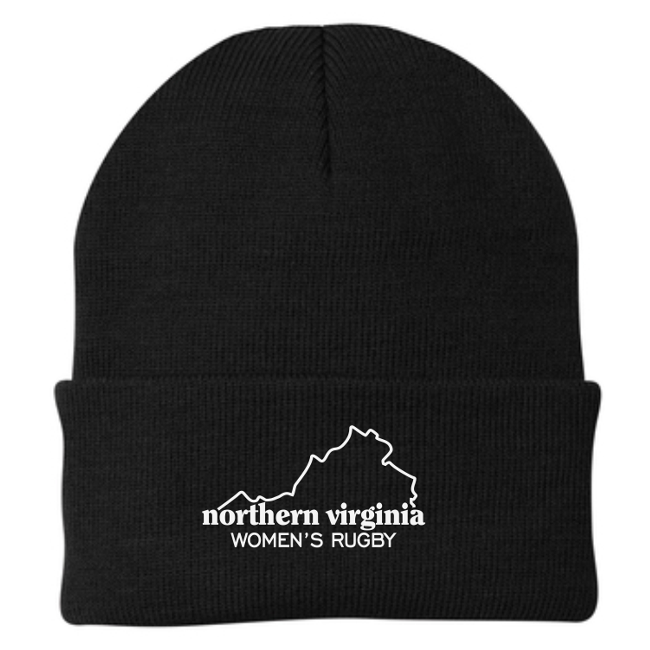 NOVA WRFC Cuffed Beanie, Black