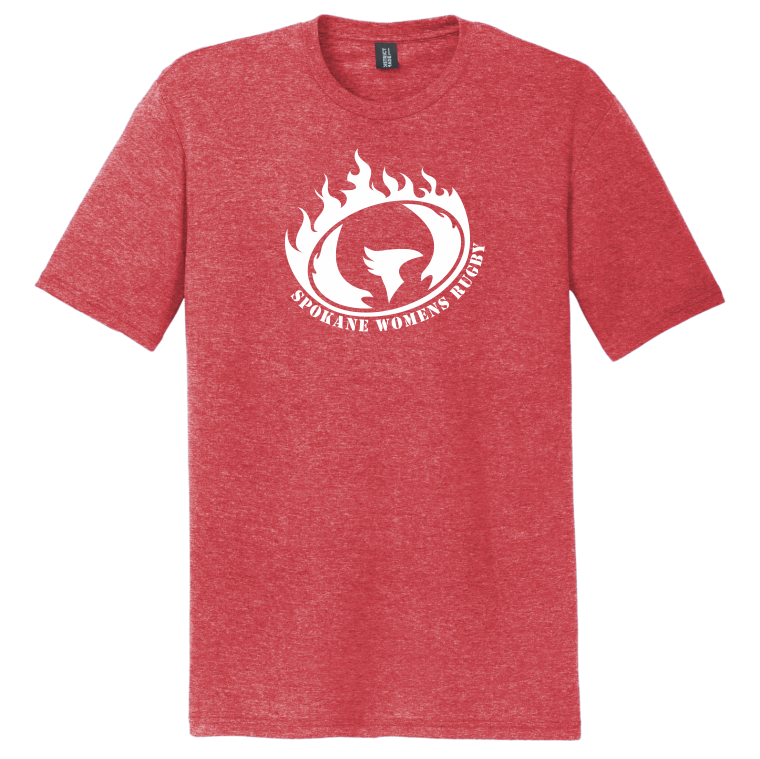 Spokane WRFC Triblend Tee, Red