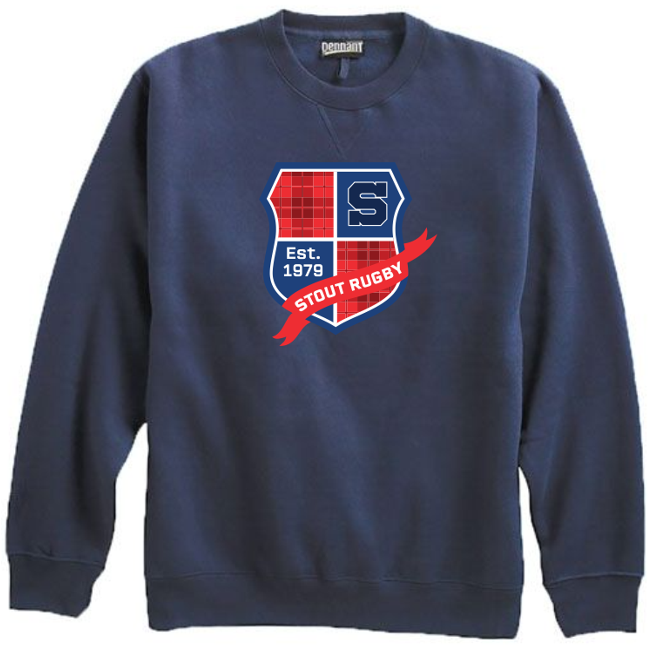  UW Stout Crewneck Sweatshirt, Navy