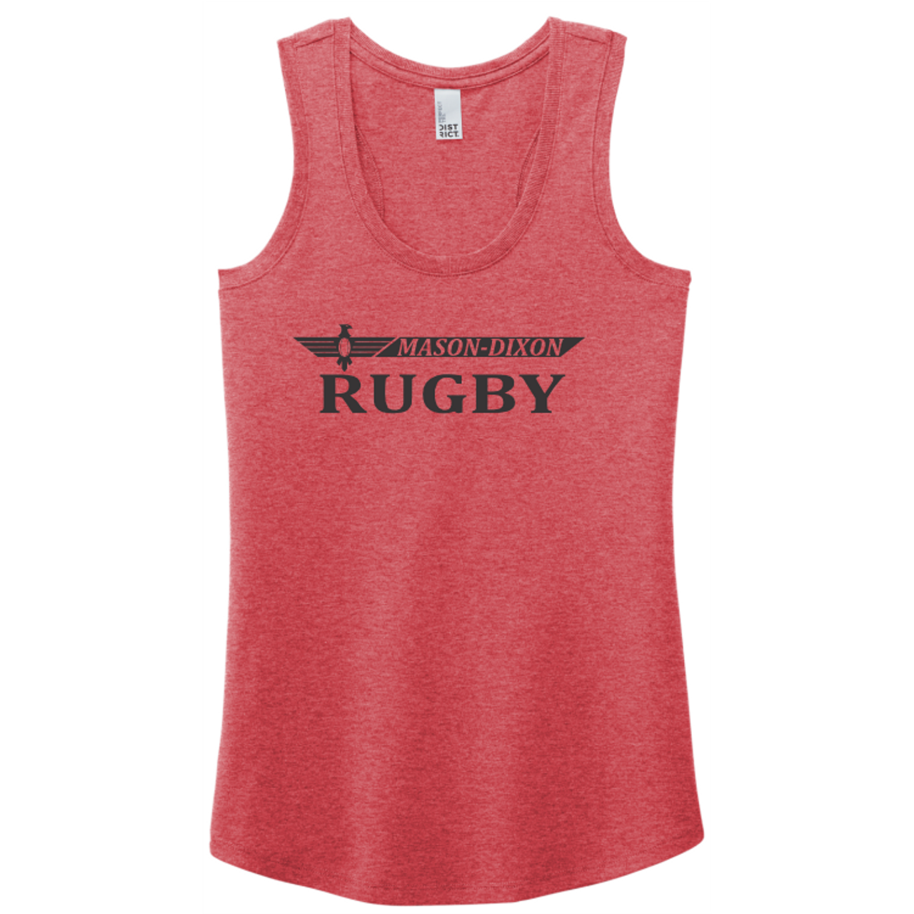 Mason-Dixon Youth Rugby Ladies Tank Top, Red Frost