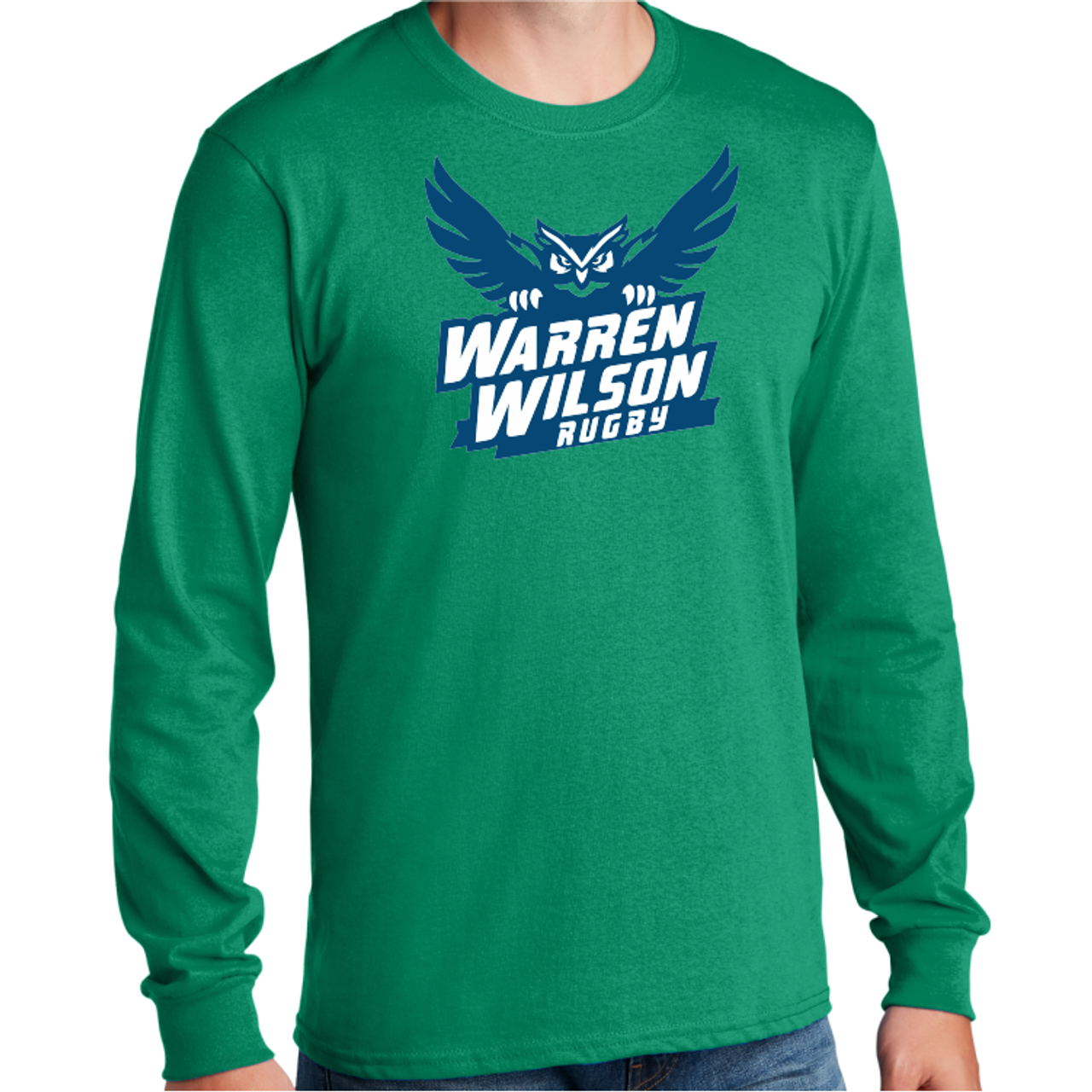  Warren Wilson LONG Sleeve T-Shirt, Kelly