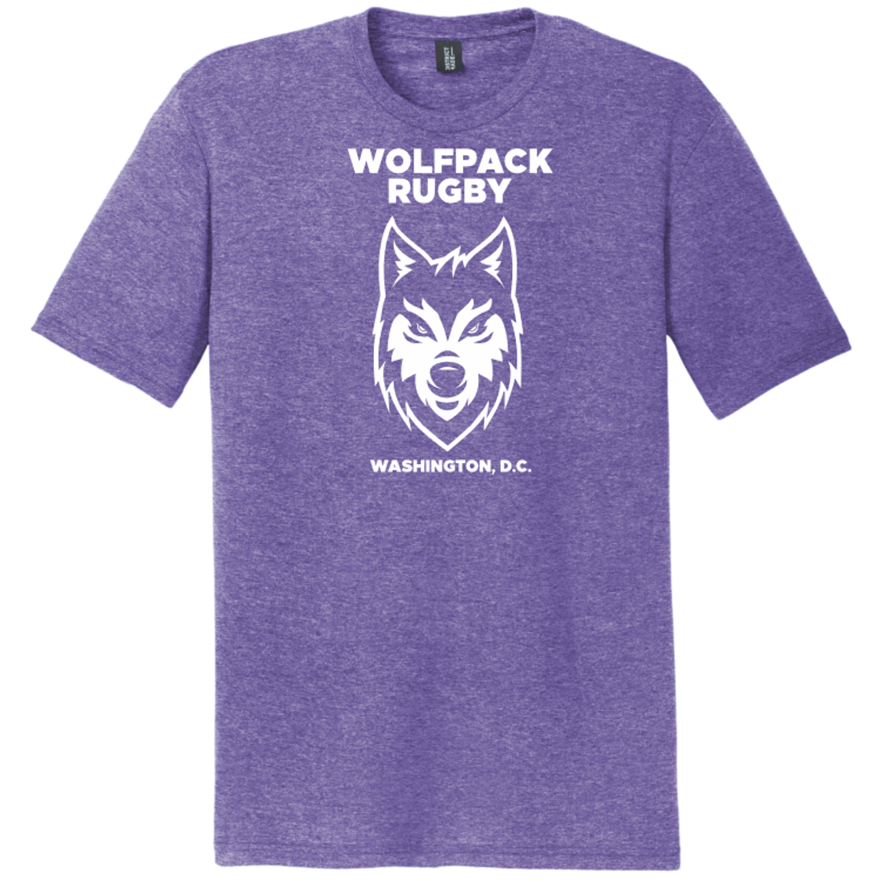 DC Wolfpack Rugby Triblend T-Shirt, Purple Frost