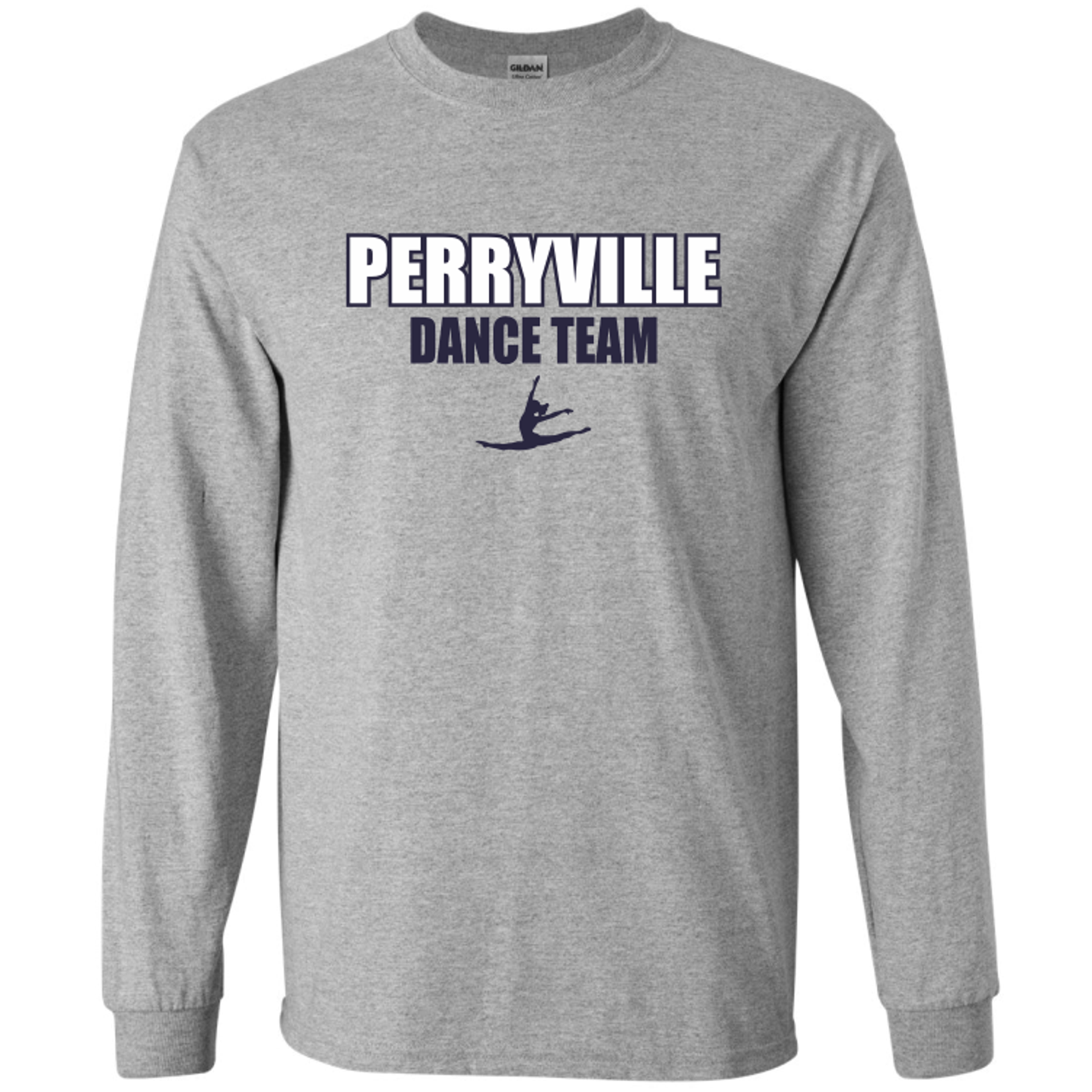 Perryville MS Dance Team T-Shirt, Gray
