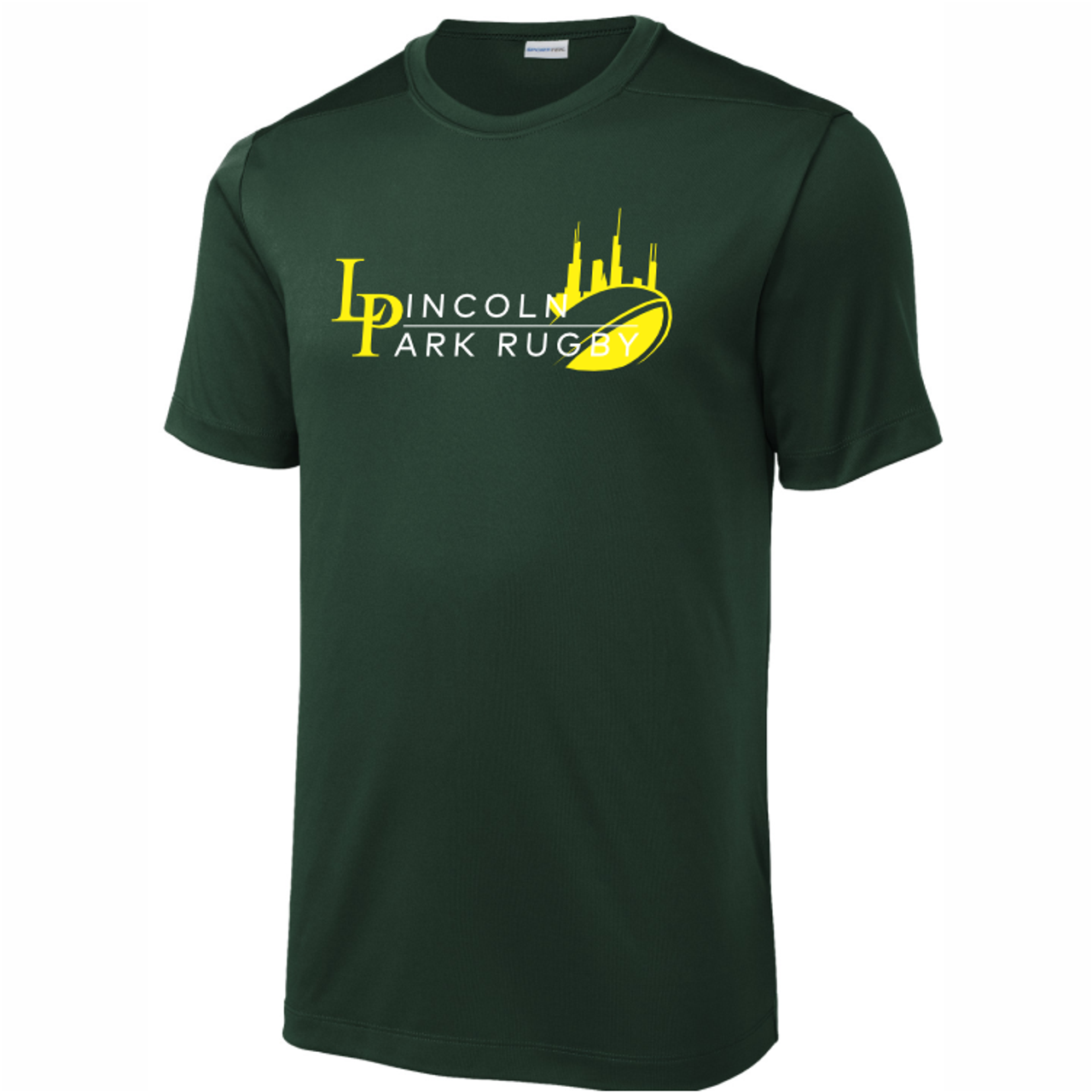 Lincoln Park RFC Performance Tee, Forest Green