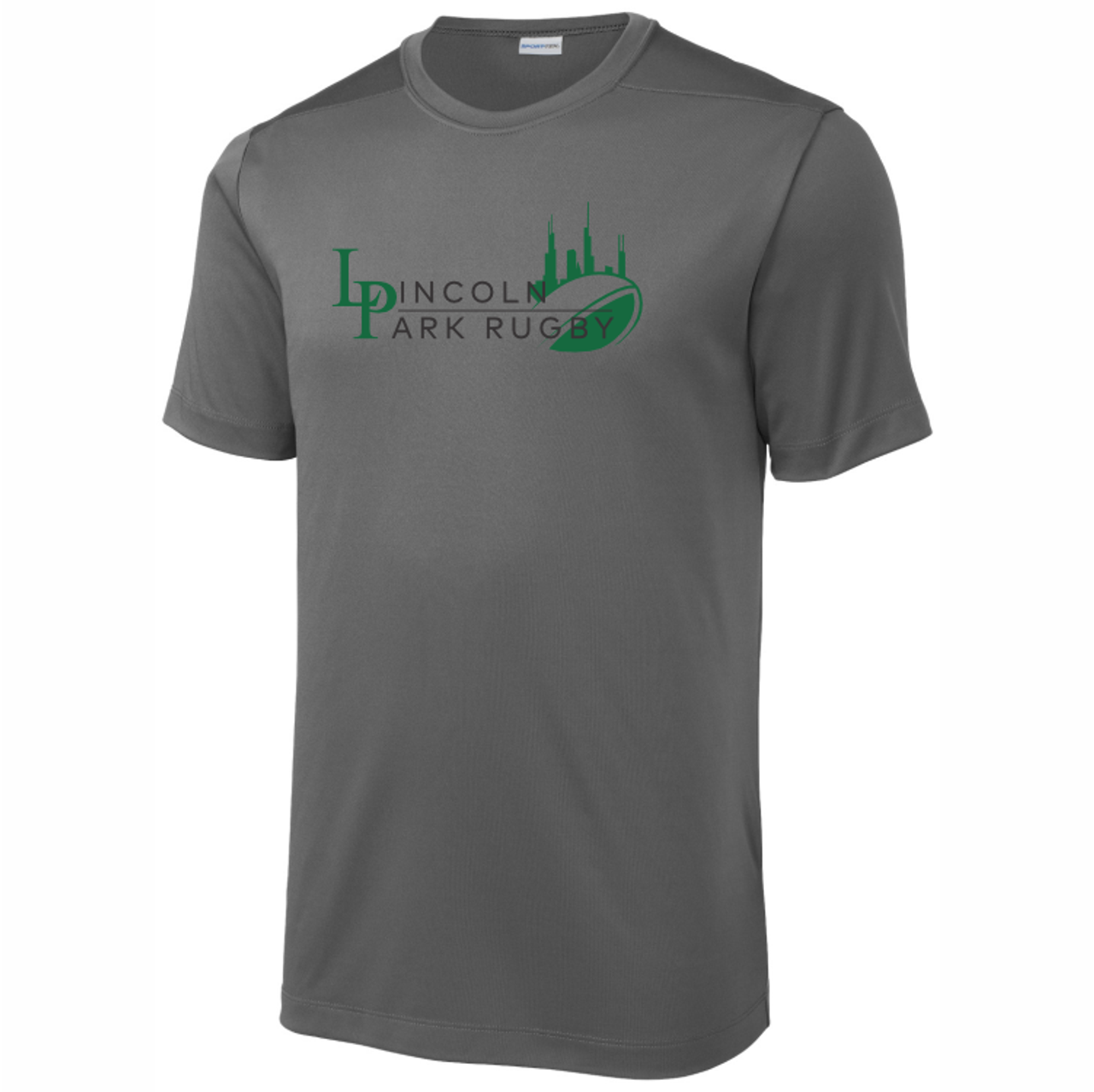 Lincoln Park RFC Performance Tee, Gray