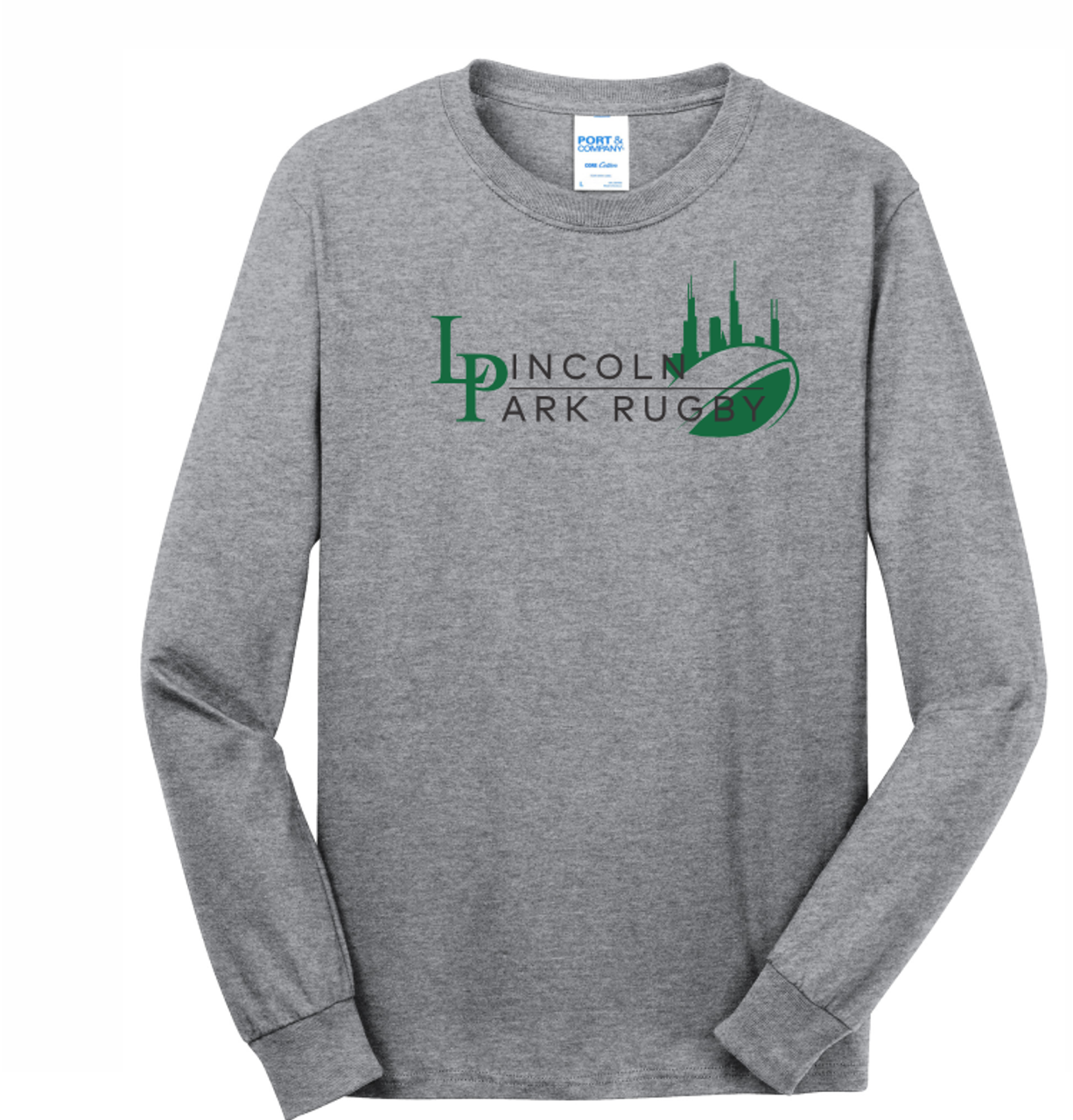 Lincoln Park RFC Tee, Athletic Gray