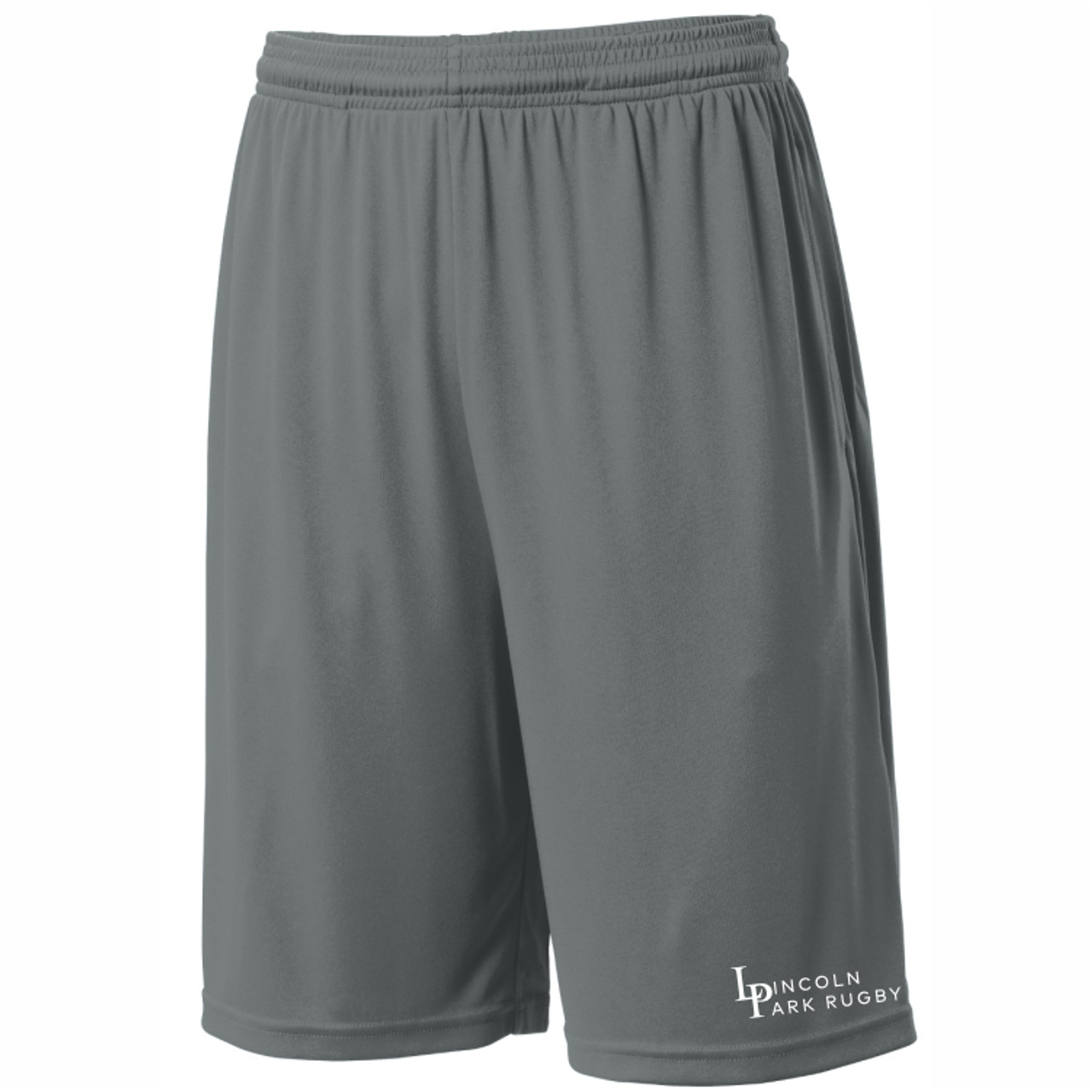 Lincoln Park RFC Athletic Shorts, Gray 9" Inseam