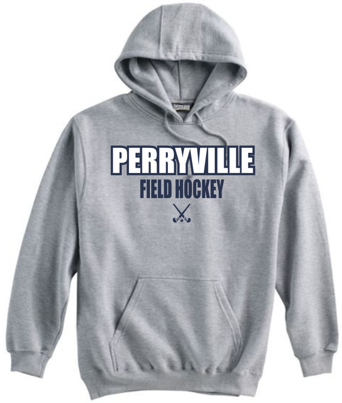 Perryville Field Hockey Hoodie, Grey