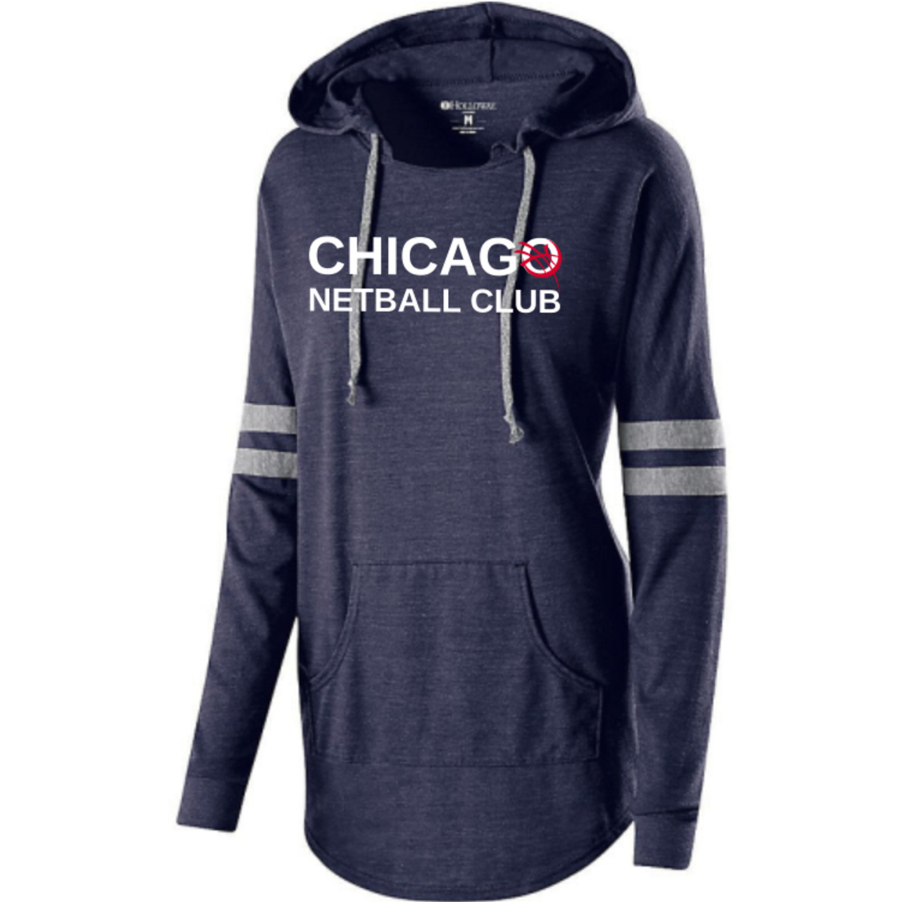 Chicago Netball Ladies Tri-Blend Hooded Tee