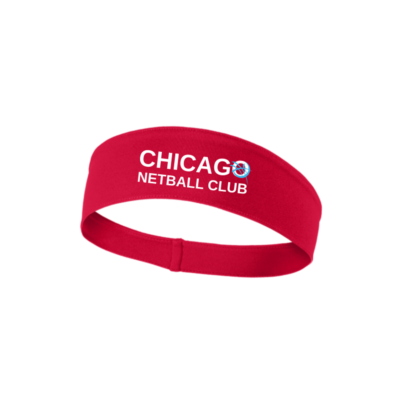 Chicago Netball Performance Headband, Red