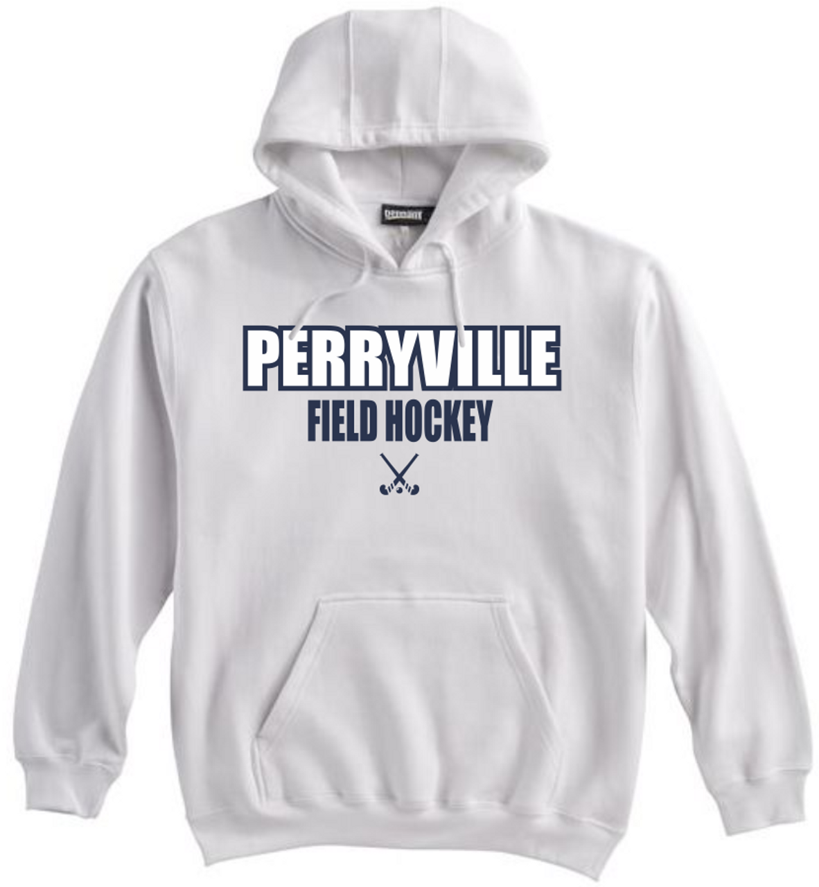 Perryville Field Hockey Hoodie, White