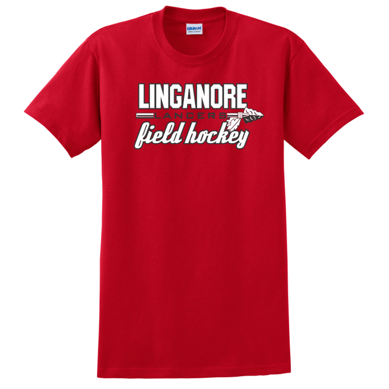 Linganore Lancers FH Cotton Tee, Red