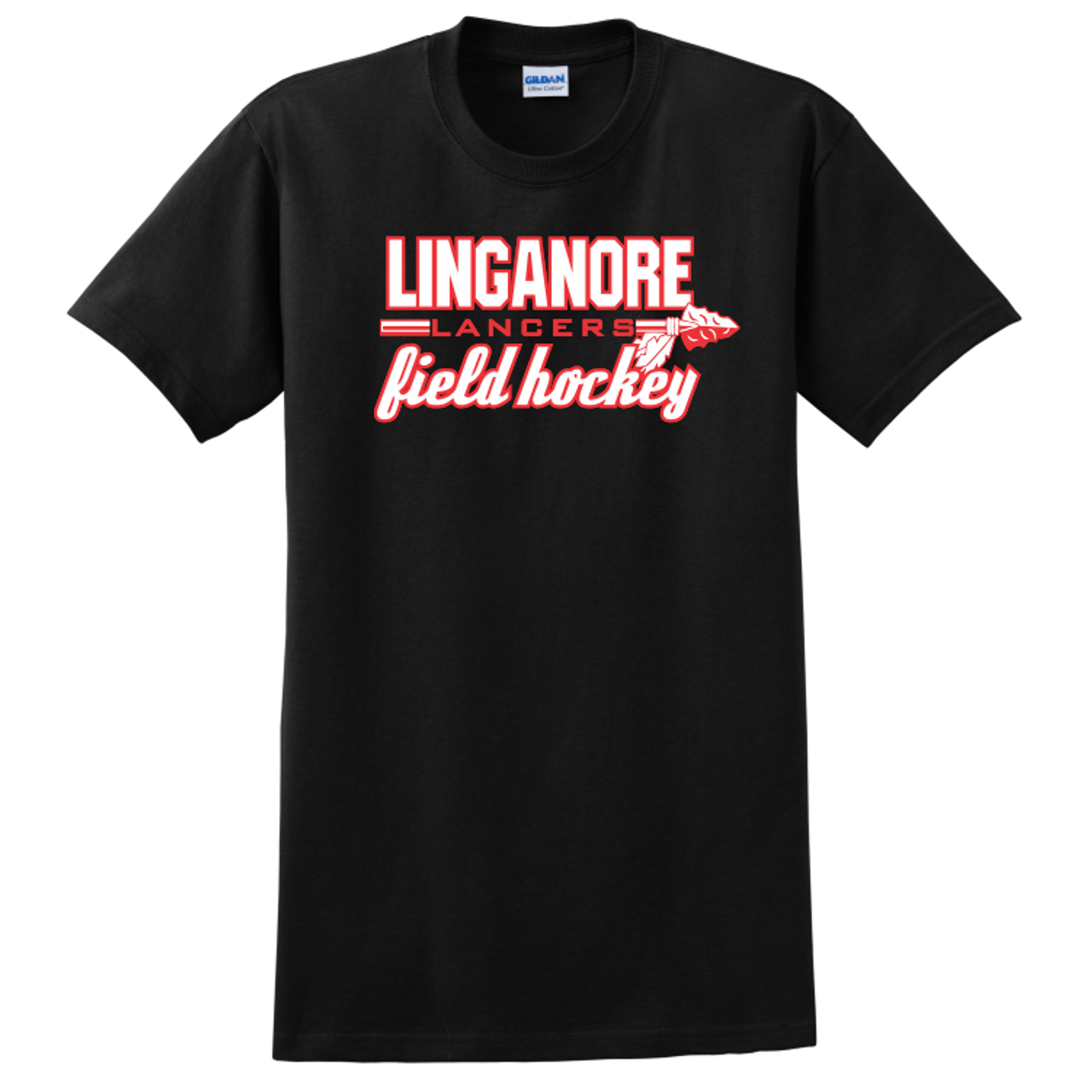 Linganore Lancers FH Cotton Tee, Black