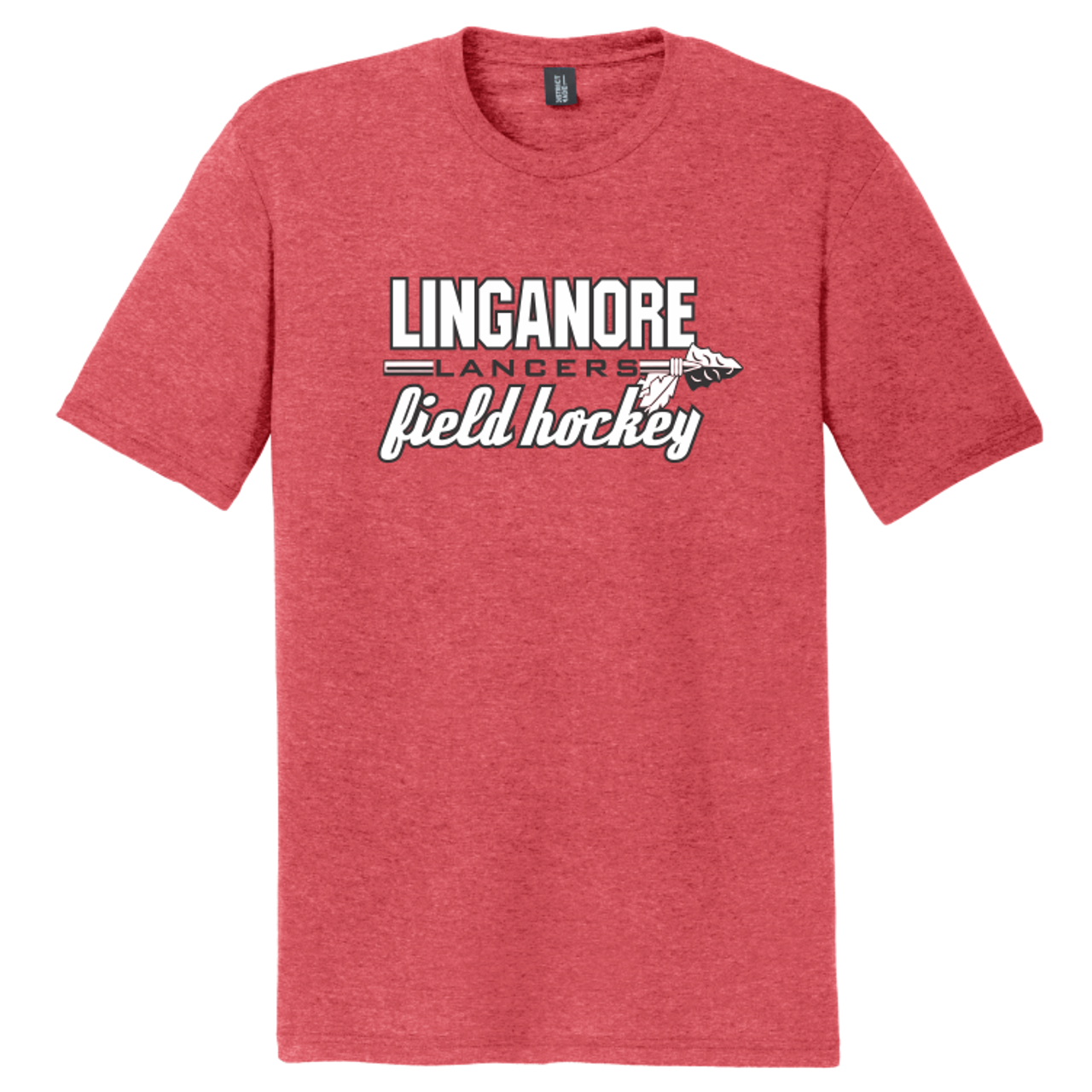 Linganore Lancers FH Triblend Tee, Red Frost