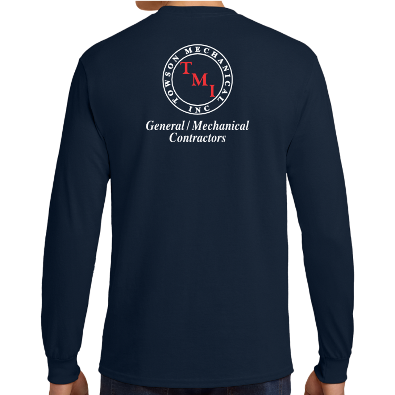 TMI Pocketed Tee, Navy TMI Pocketed Tee, Navy
