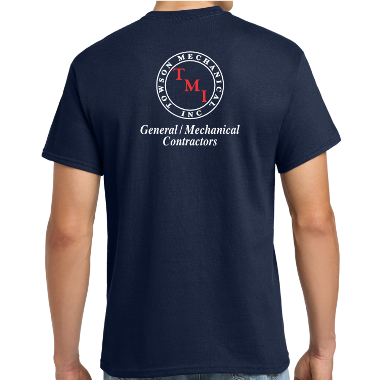 TMI Pocketed Tee, Navy TMI Pocketed Tee, Navy