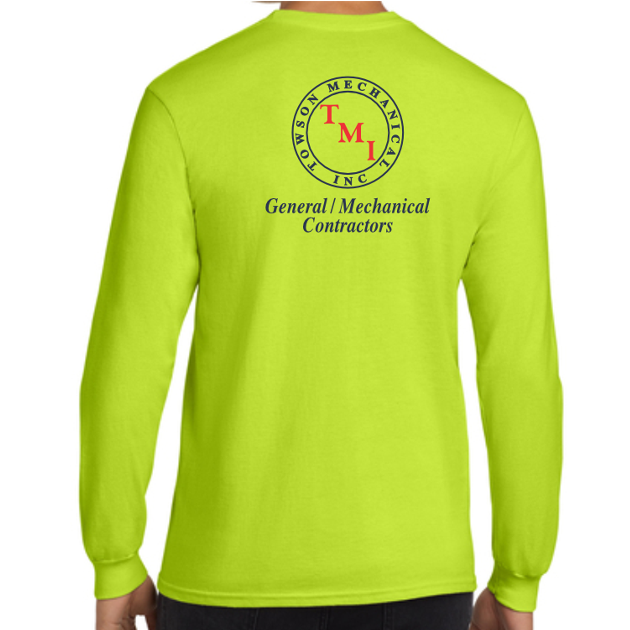TMI Non-Pocketed Tee, Safety Green TMI Non-Pocketed Tee, Safety Green