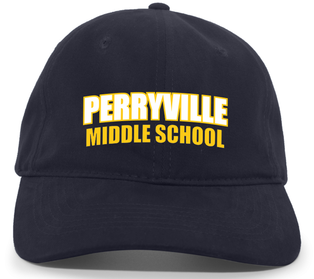 Perryville MS Adjustable Twill Hat, Navy