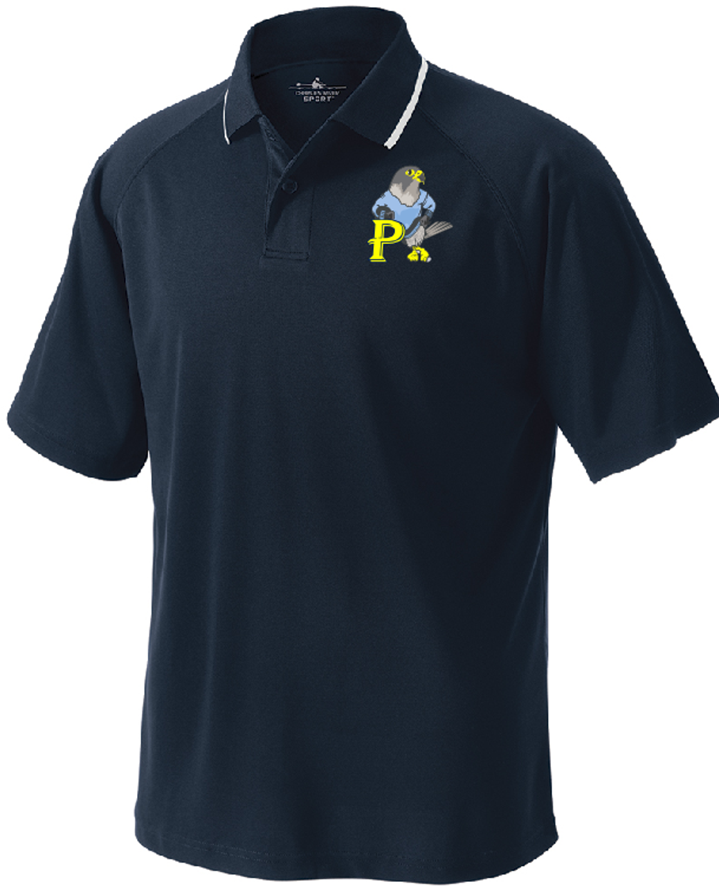 Perryville MS Performance Polo, Navy/White