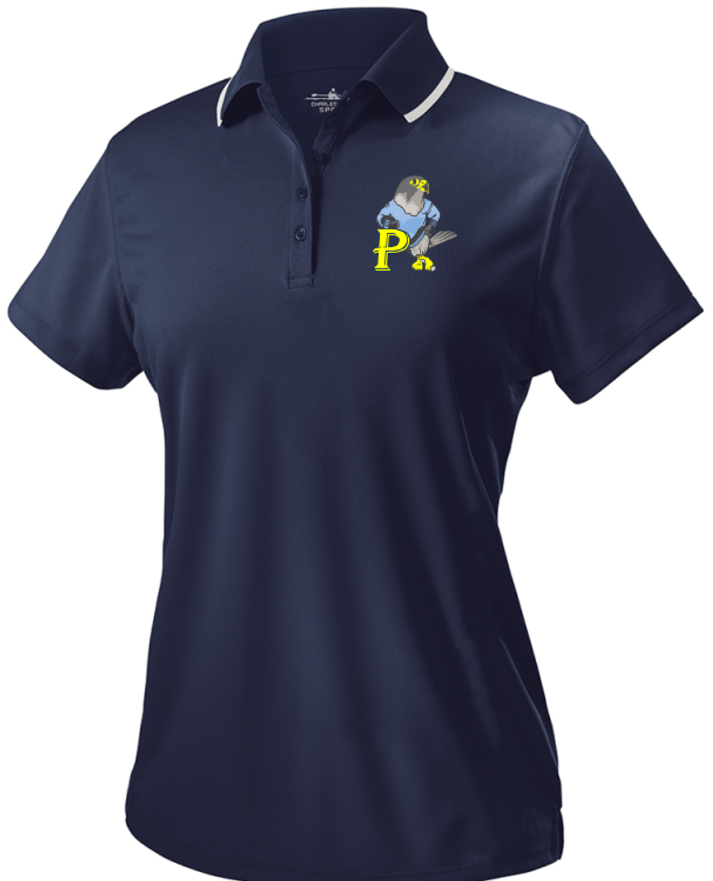 Perryville MS Performance Polo, Navy/White