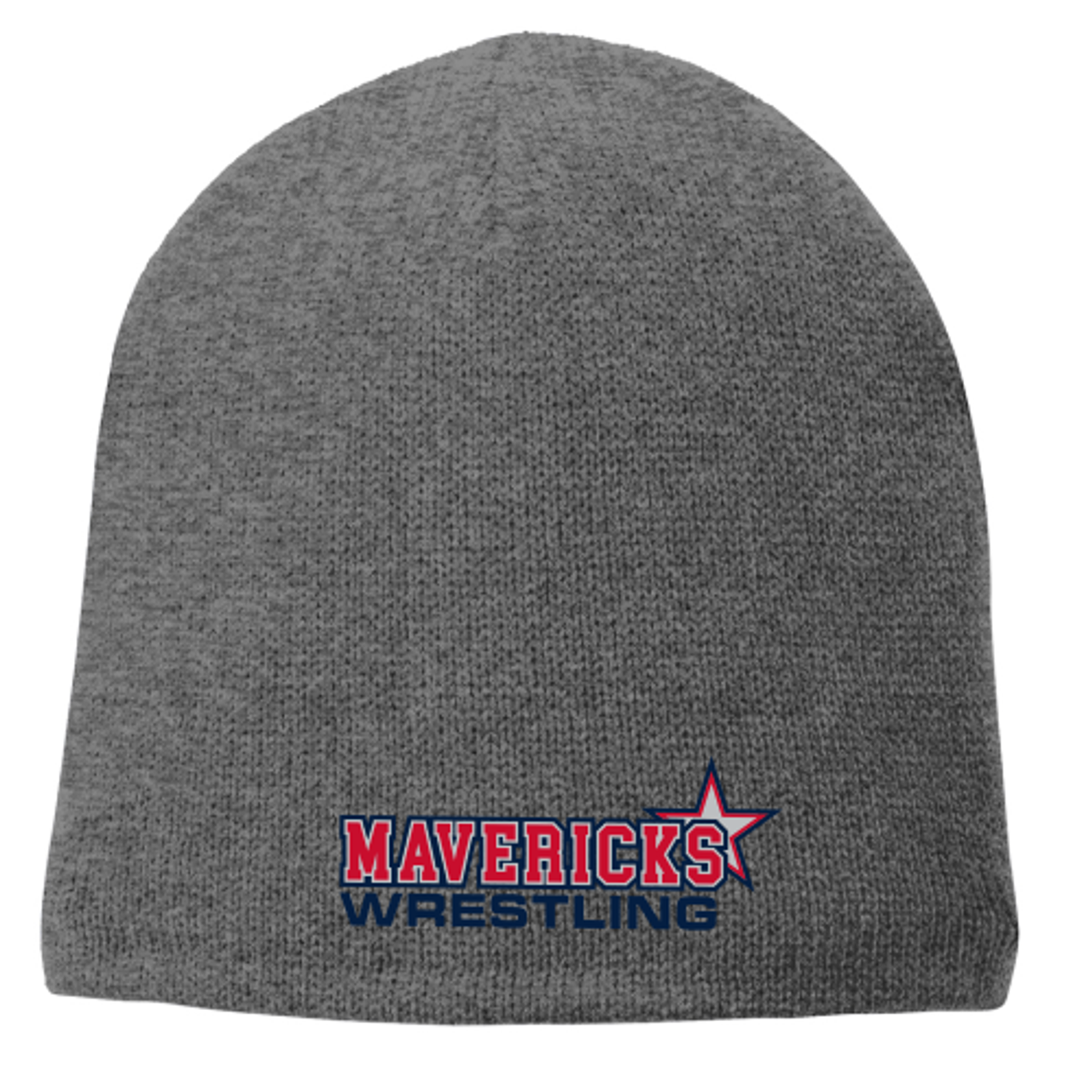 Mavericks Wrestling Fleece-Lined Beanie, Gray