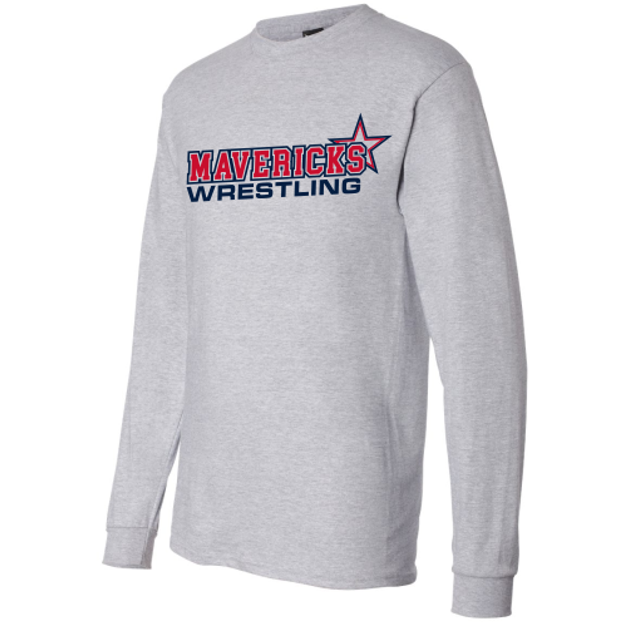 Mavericks Wrestling Tee, Gray