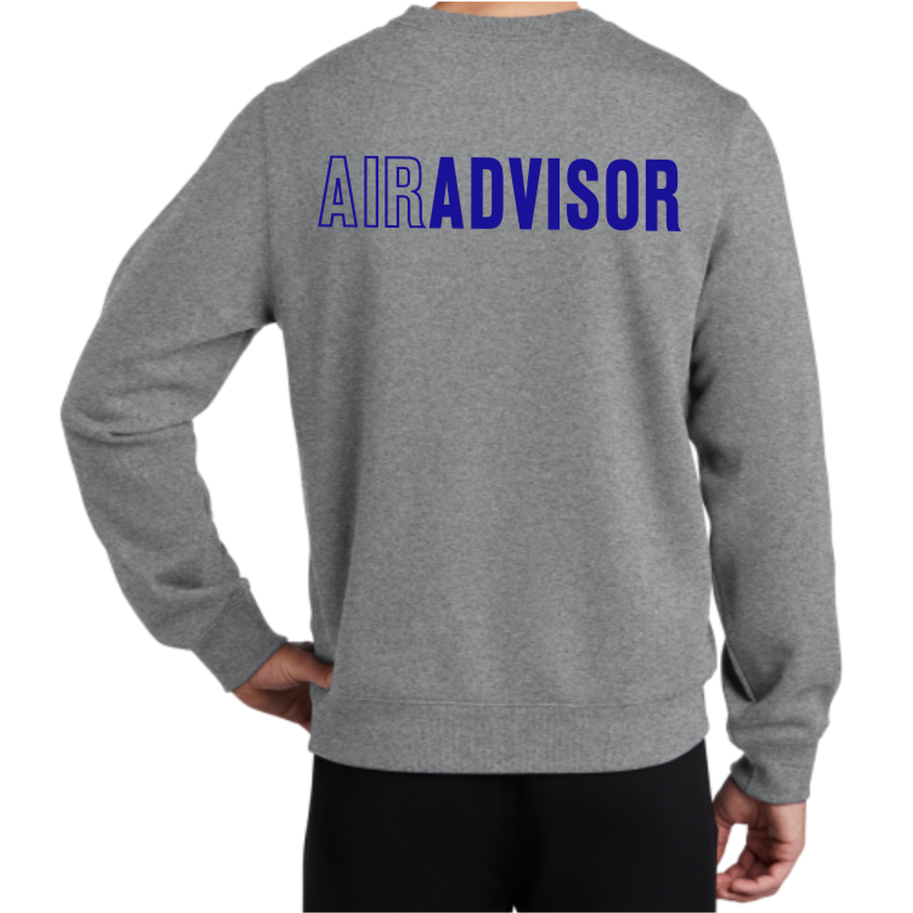 818 MSAS Crewneck Sweatshirt, Gray