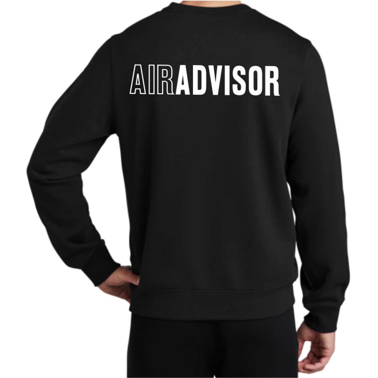 818 MSAS Crewneck Sweatshirt, Black