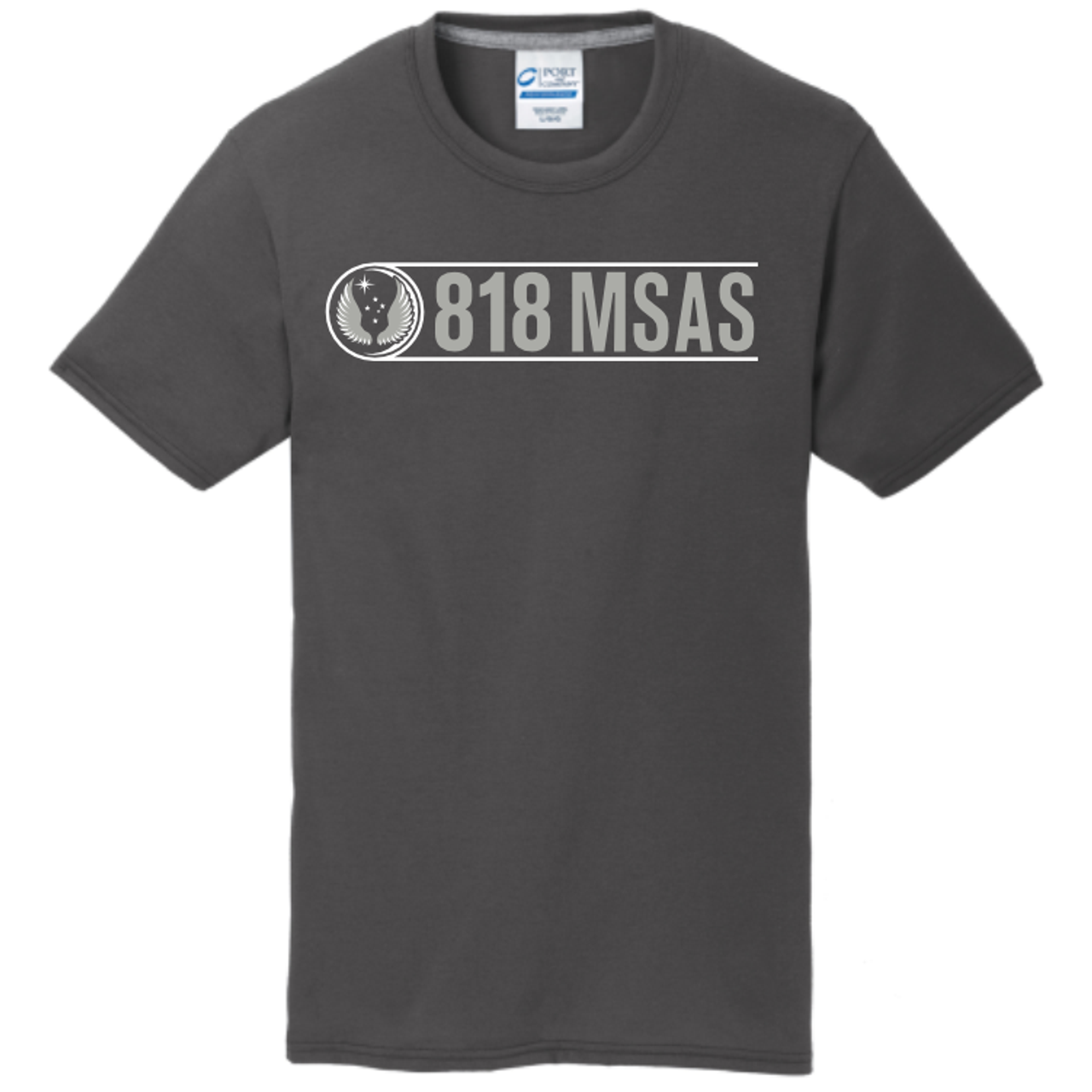 818 MSAS Blend Tee, Charcoal