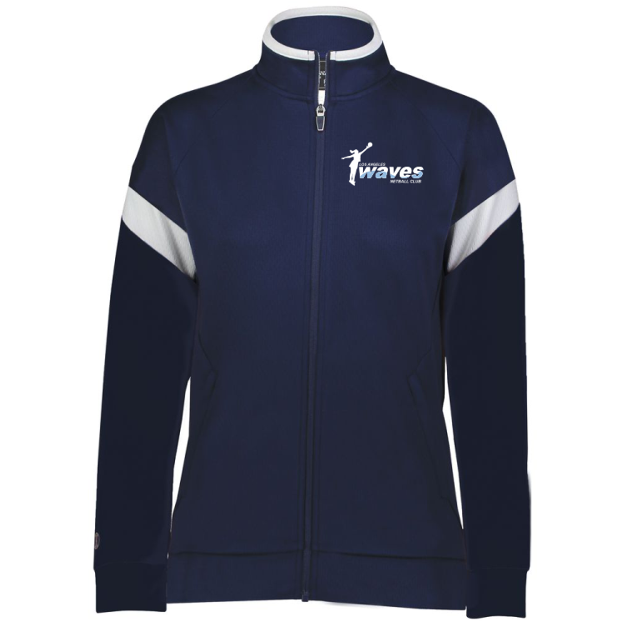 Los Angeles Waves Netball  Full Zip Warm Up Jacket