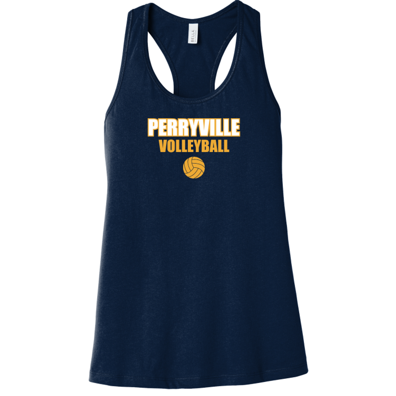Perryville Volleyball Tank Top, Navy