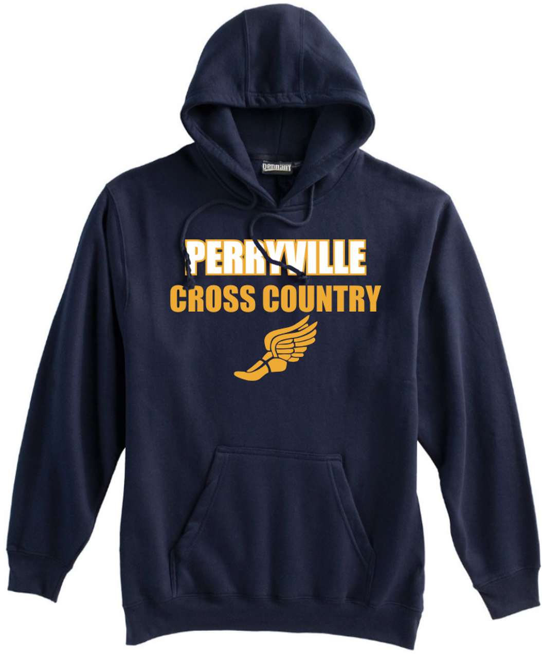 Perryville MS Cross Country Hooded Sweatshirt, Navy