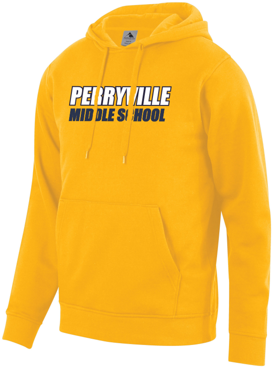 Perryville MS Hooded Sweatshirt, Gold