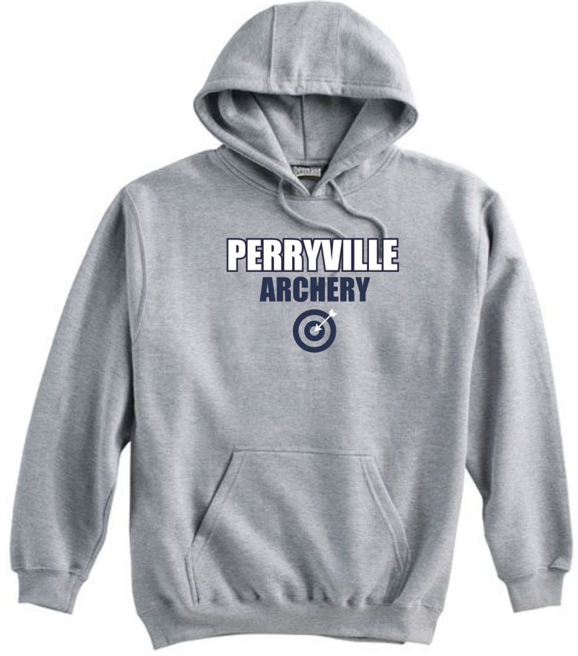 Perryville MS Archery Hooded Sweatshirt, Gray