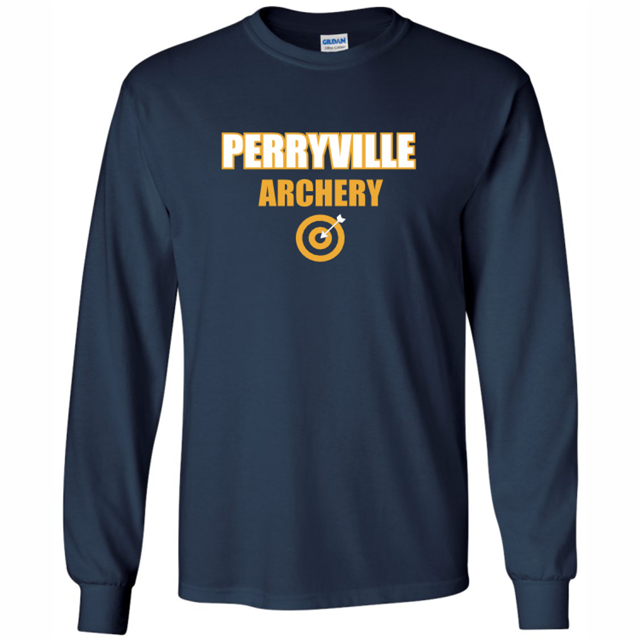 Perryville MS Archery Tee, Navy
