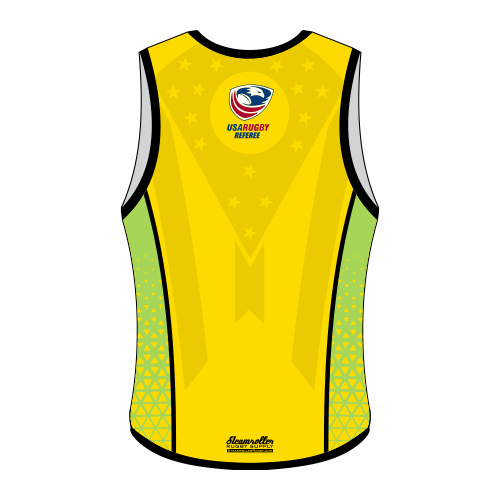 Ohio Rugby Referees Custom Singlet, Yellow