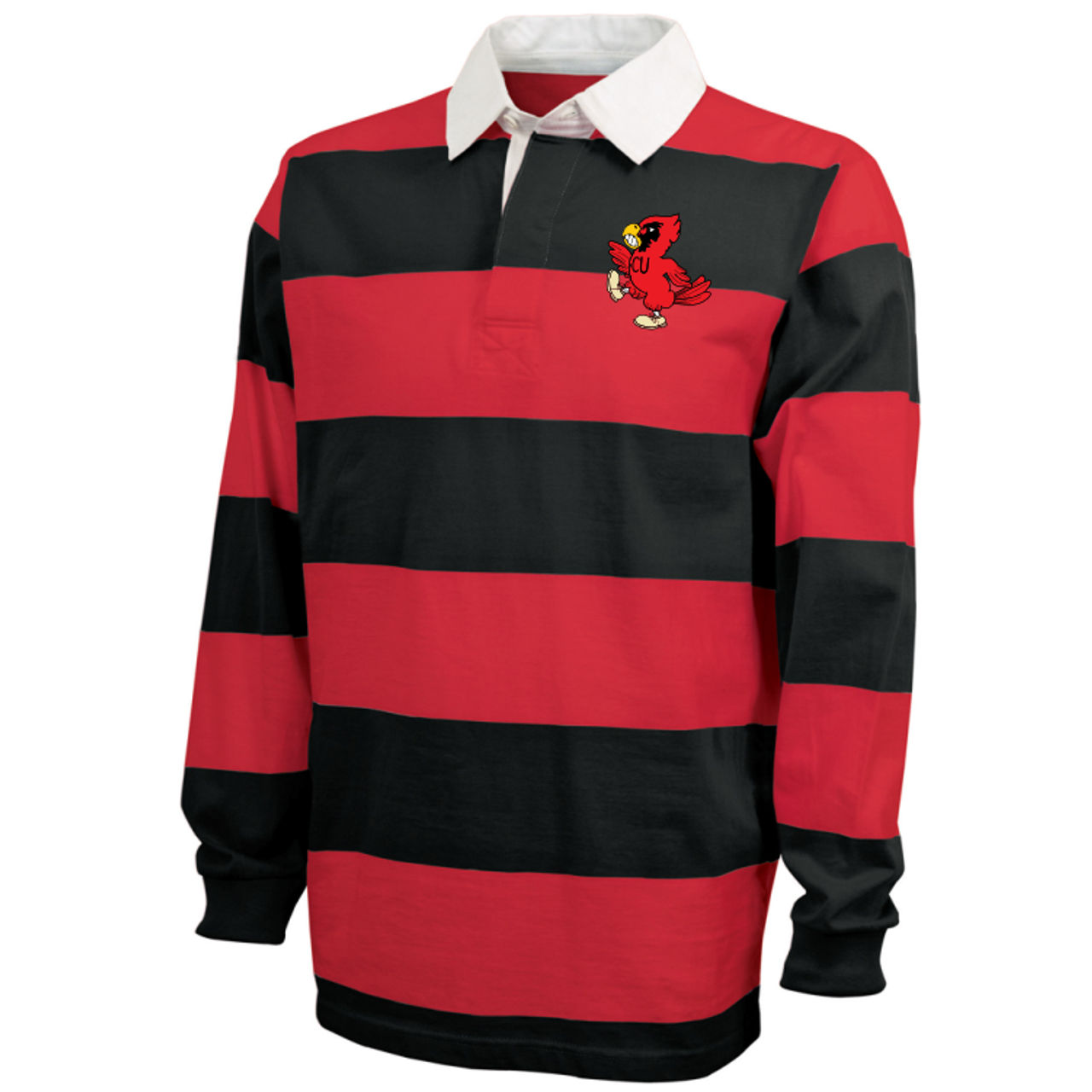 CUA Men's Rugby Old School Stripe Polo