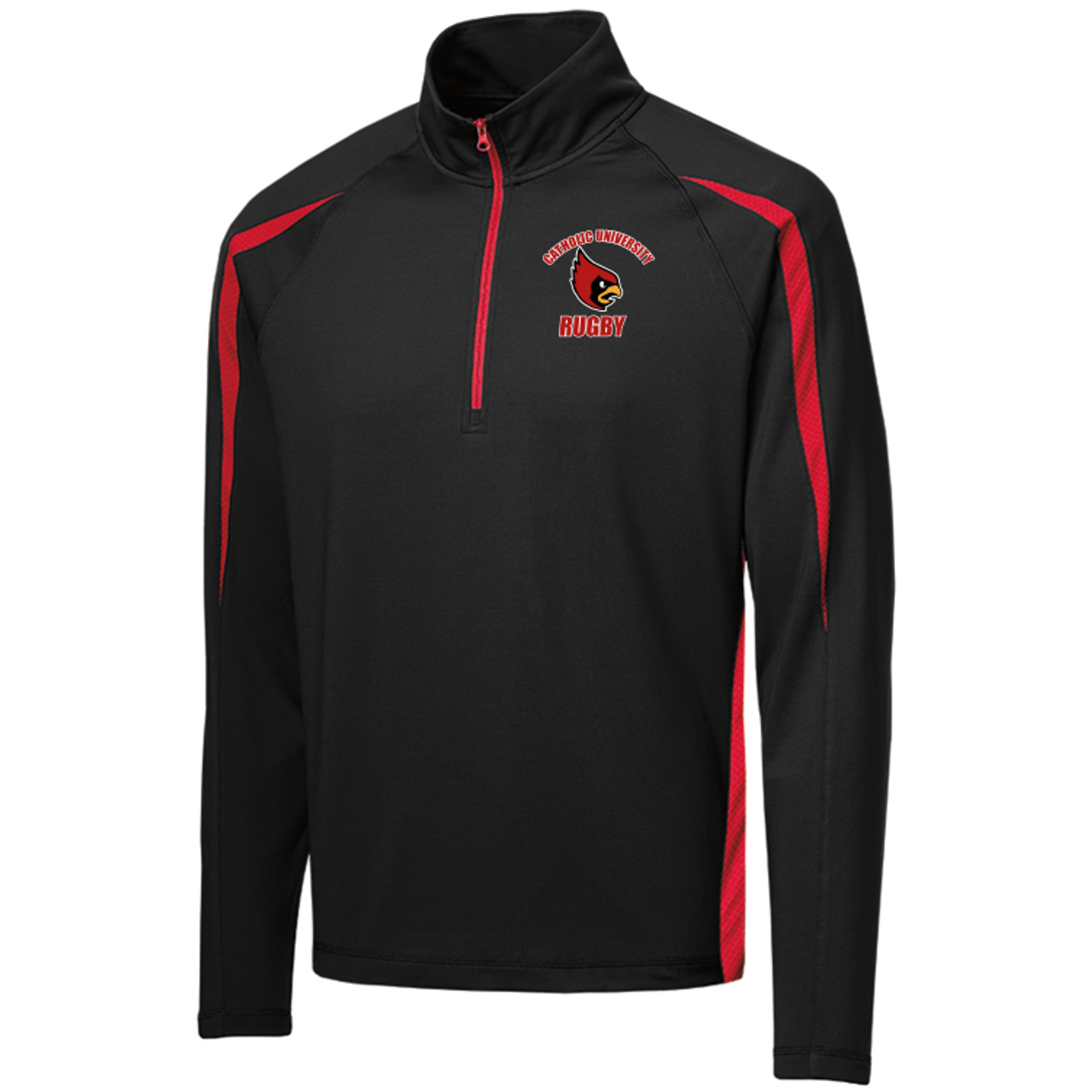 CUA Men's Rugby 1/4-zip Pullover