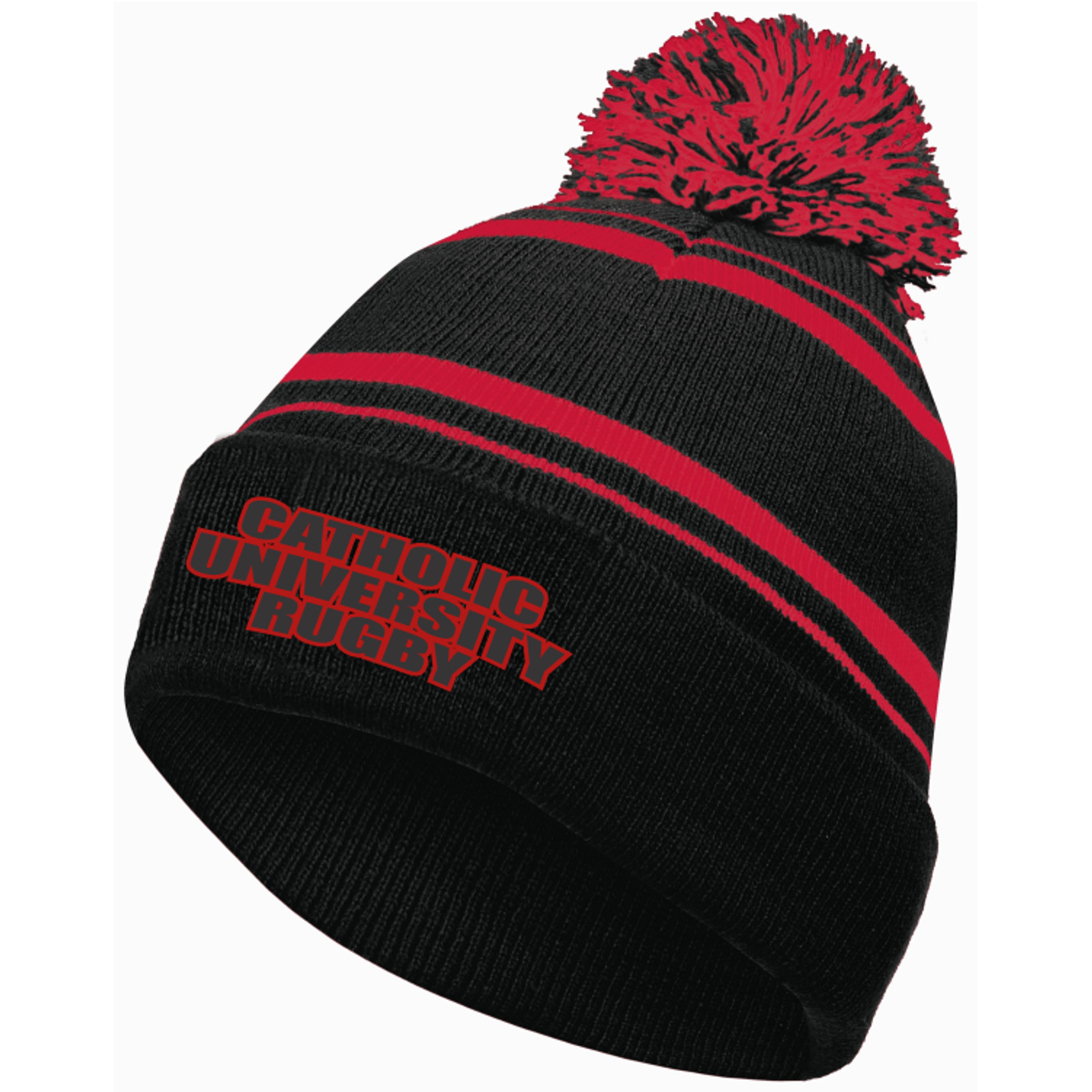 CUA Men's Rugby Pom Beanie