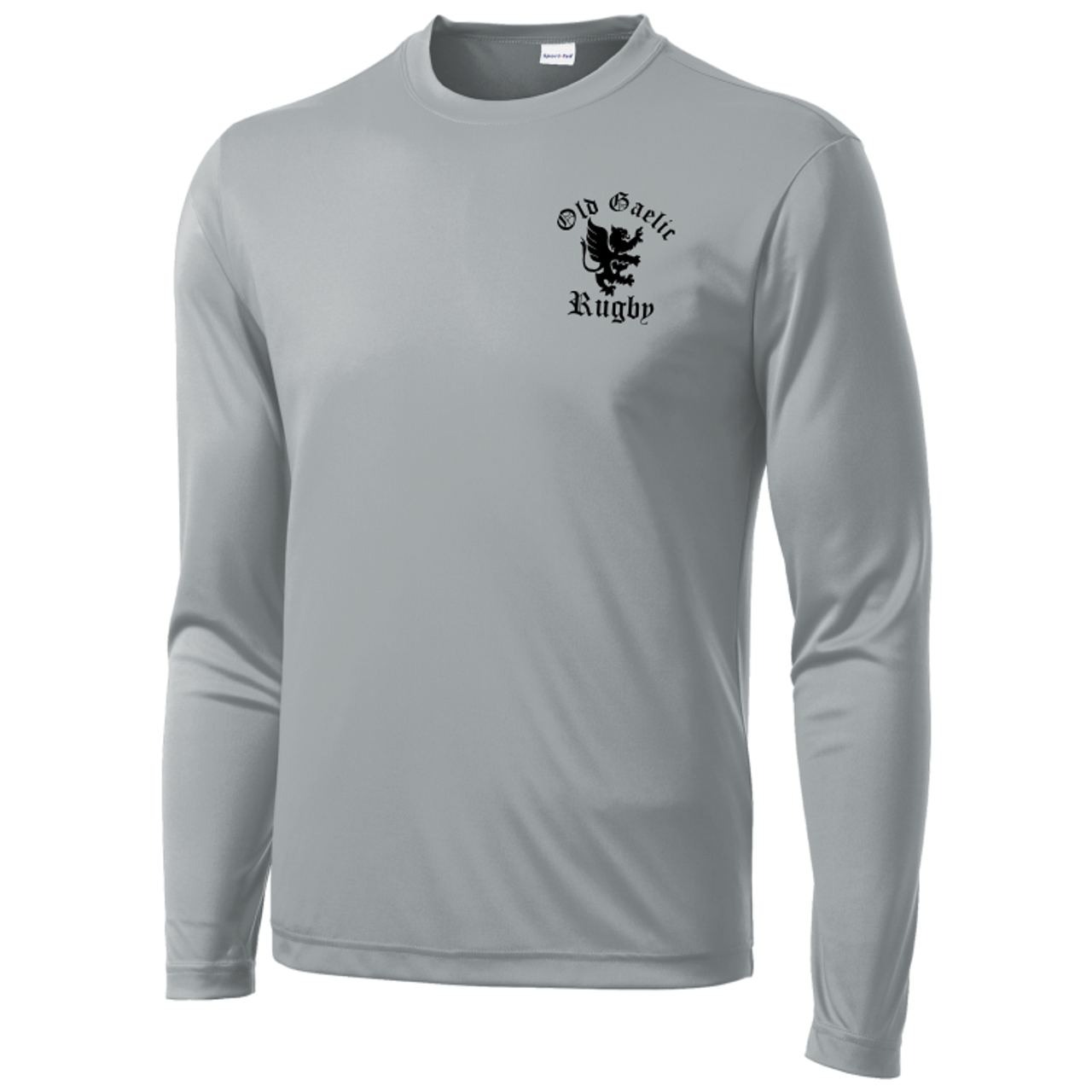 Old Gaelic LS Performance Tee, Gray