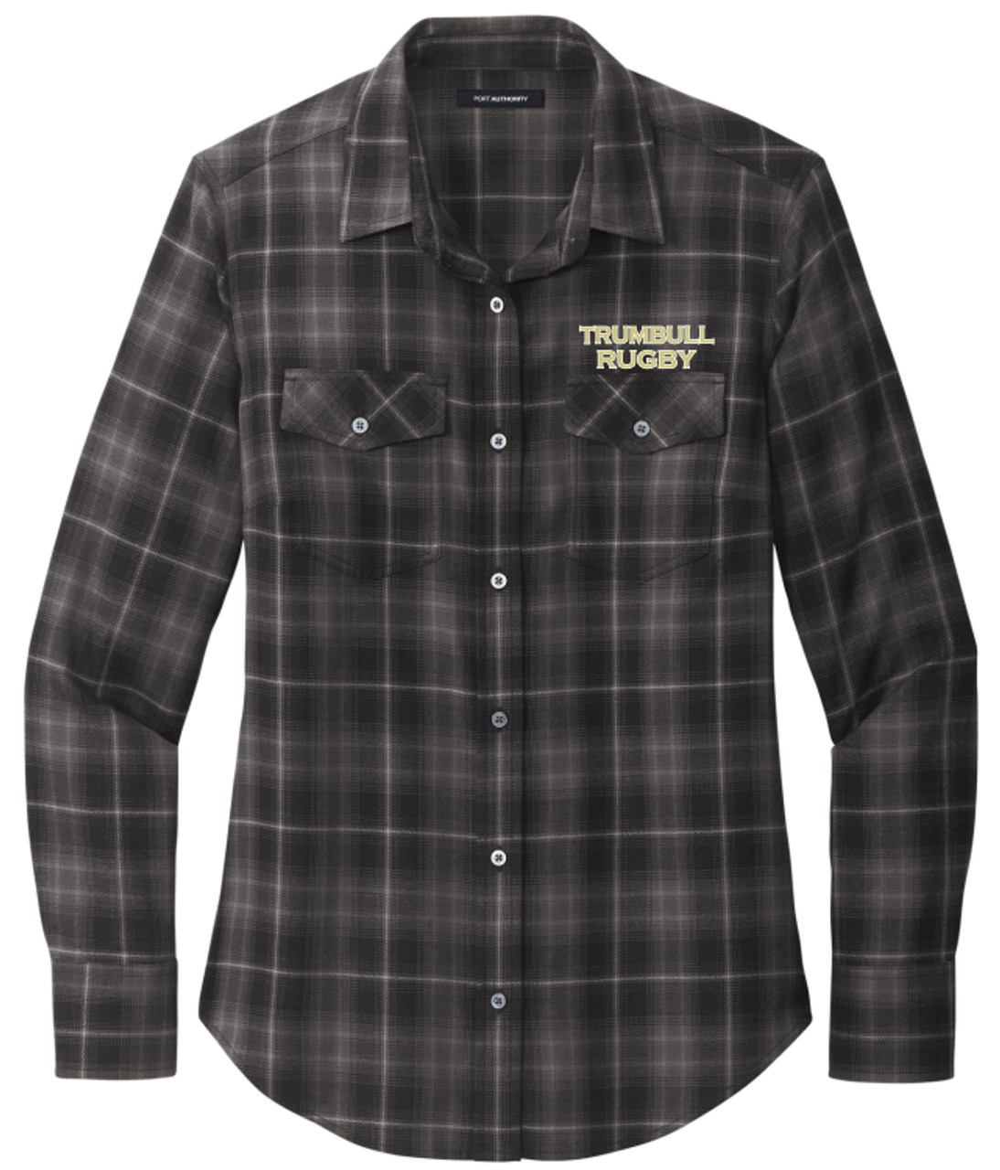 Trumbull HS Boys Rugby Flannel Shirt