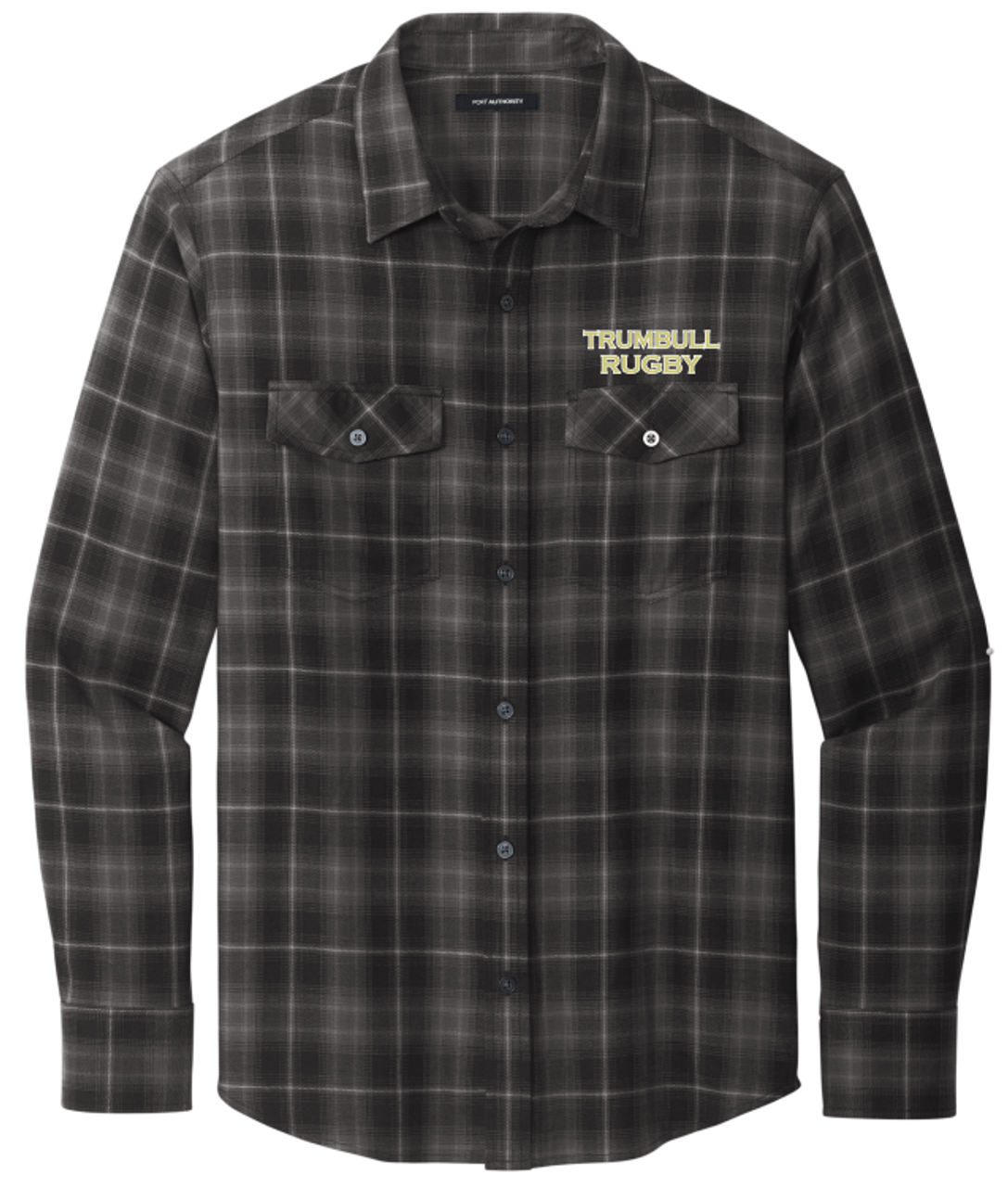 Trumbull HS Girls Rugby Flannel Shirt