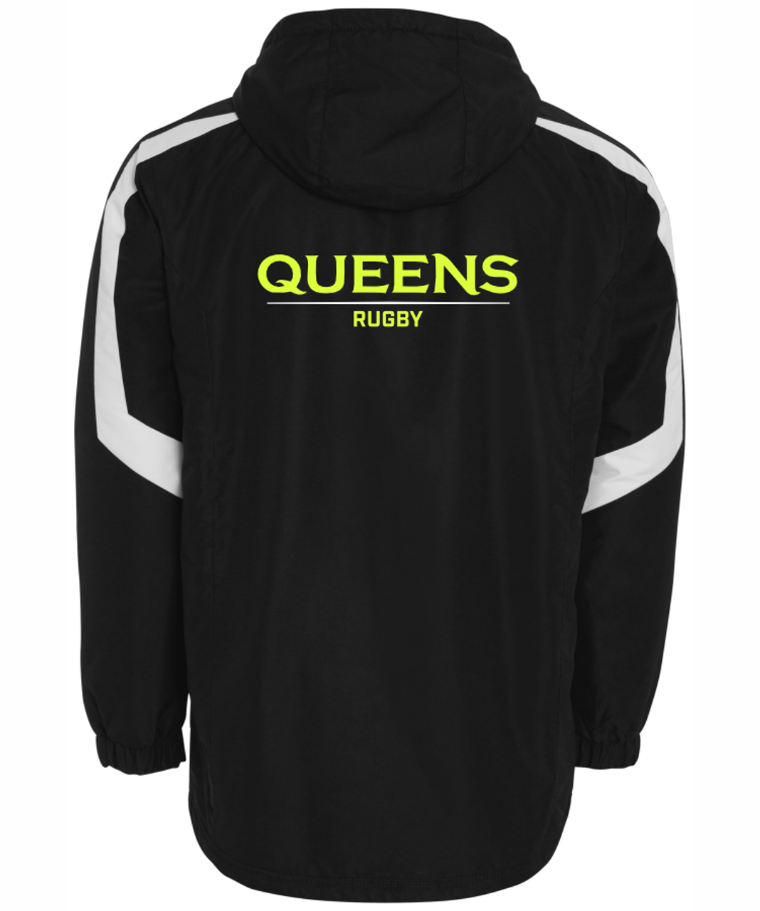 Queens University of Charlotte Rugby  Jacket, Black