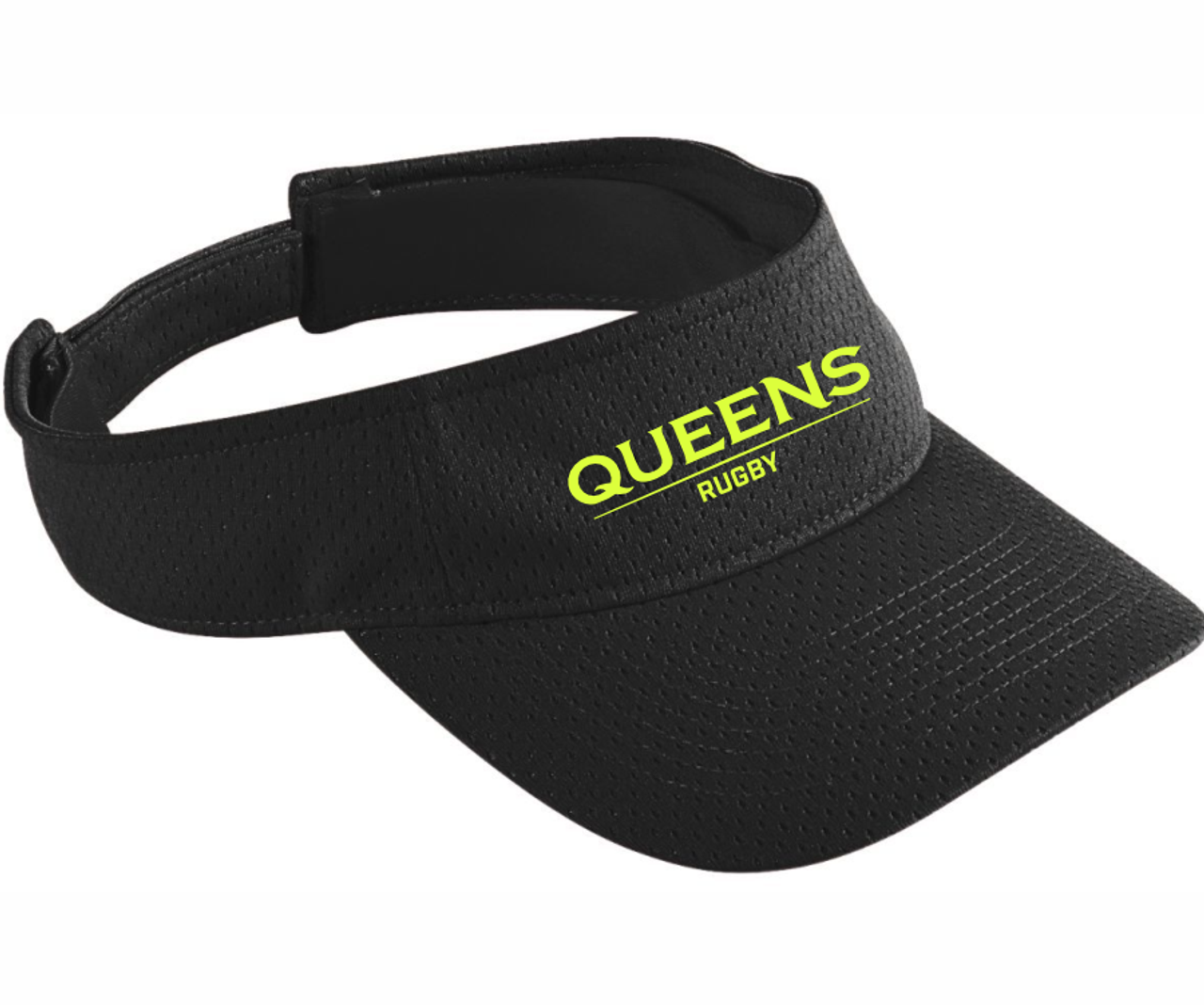 Queens University of Charlotte Rugby Visor, Black