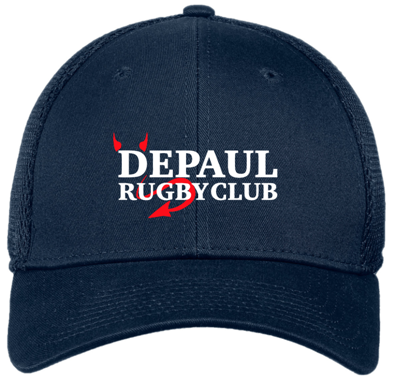 DePaul Rugby Mesh-Back Hat, Navy