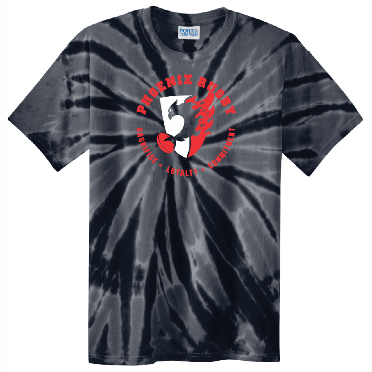 Phoenix Rugby Club Tie Dye Tee