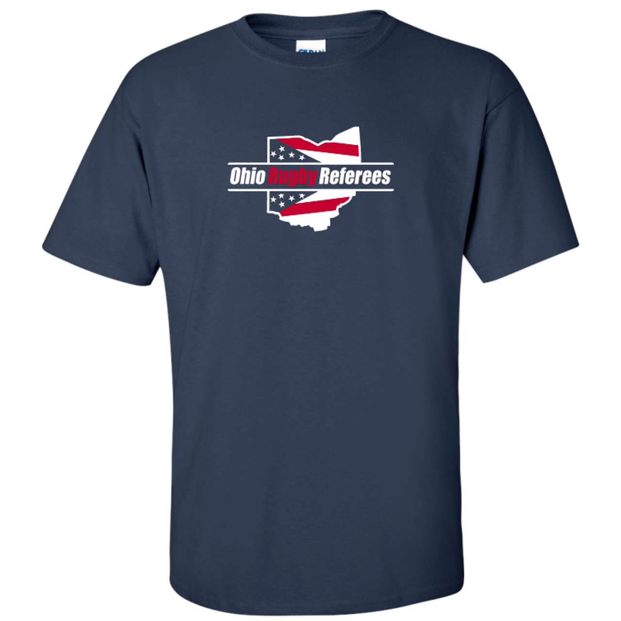 Ohio Rugby Referees T-Shirt, Navy