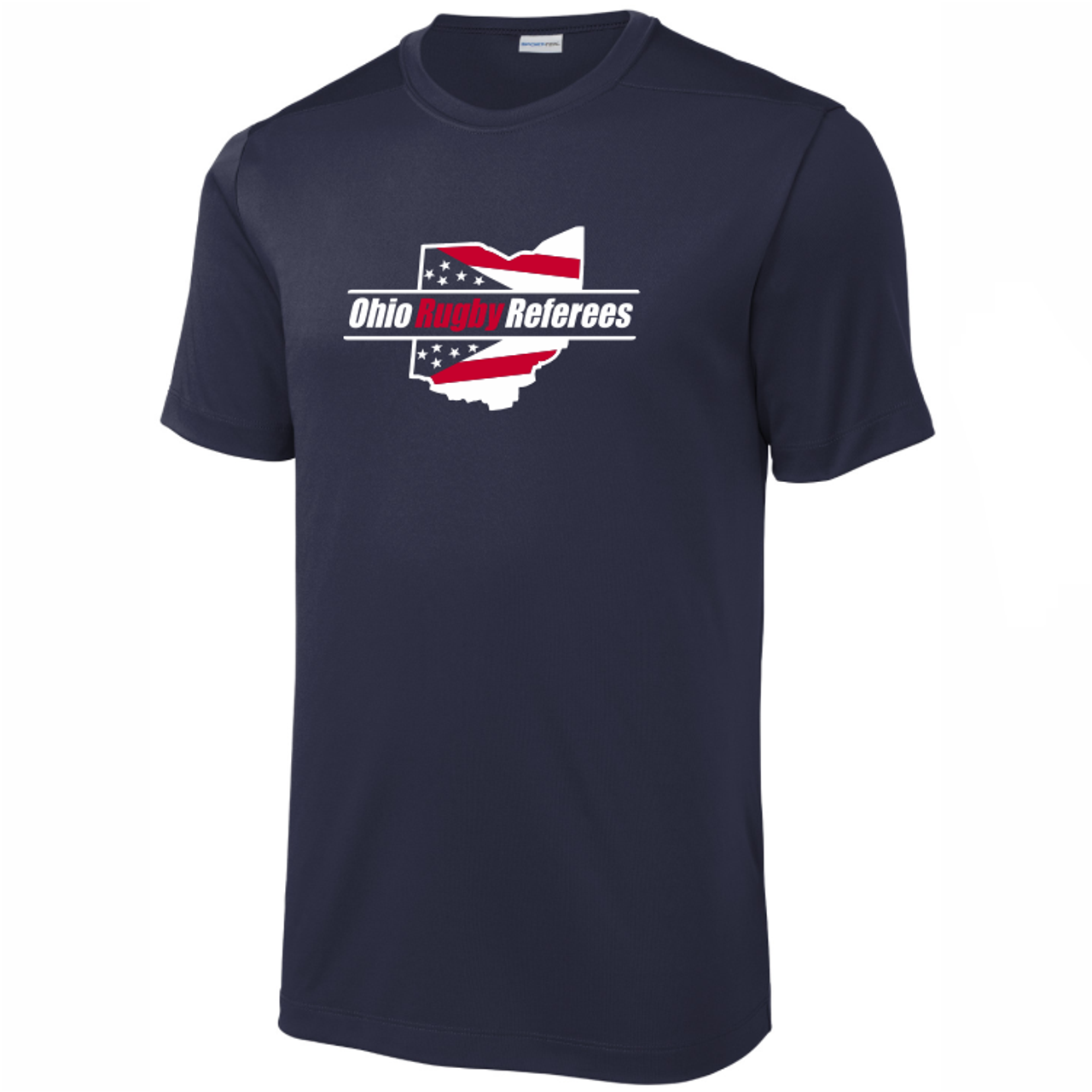  Ohio Rugby Referees Performance T-Shirt, Navy